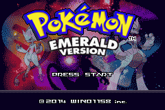 Pokemon Mega Power (beta 1.7) Title Screen